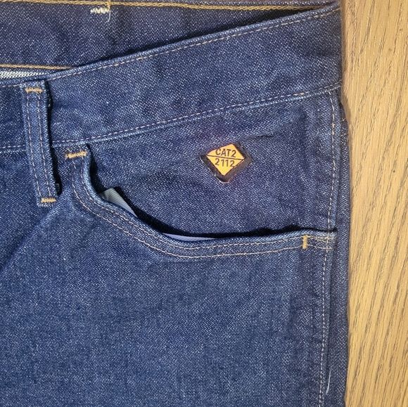 Vintage Wrangler FR Flame Resistant Work Pants Men’s 38x30 Orange Tab A82 - Picture 5 of 14